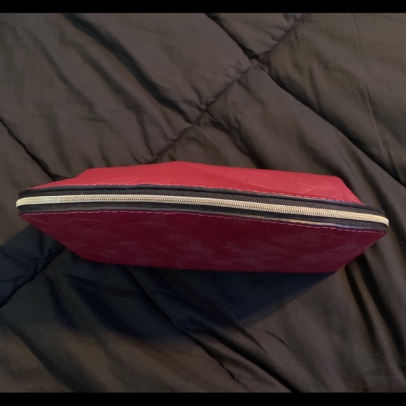 Burgundy Makeup Bag - Picture 2 of 3